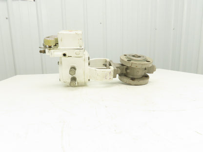 Valtek Shearstream Ball Valve 2" Flanged Pneumatic Actuator Positioner