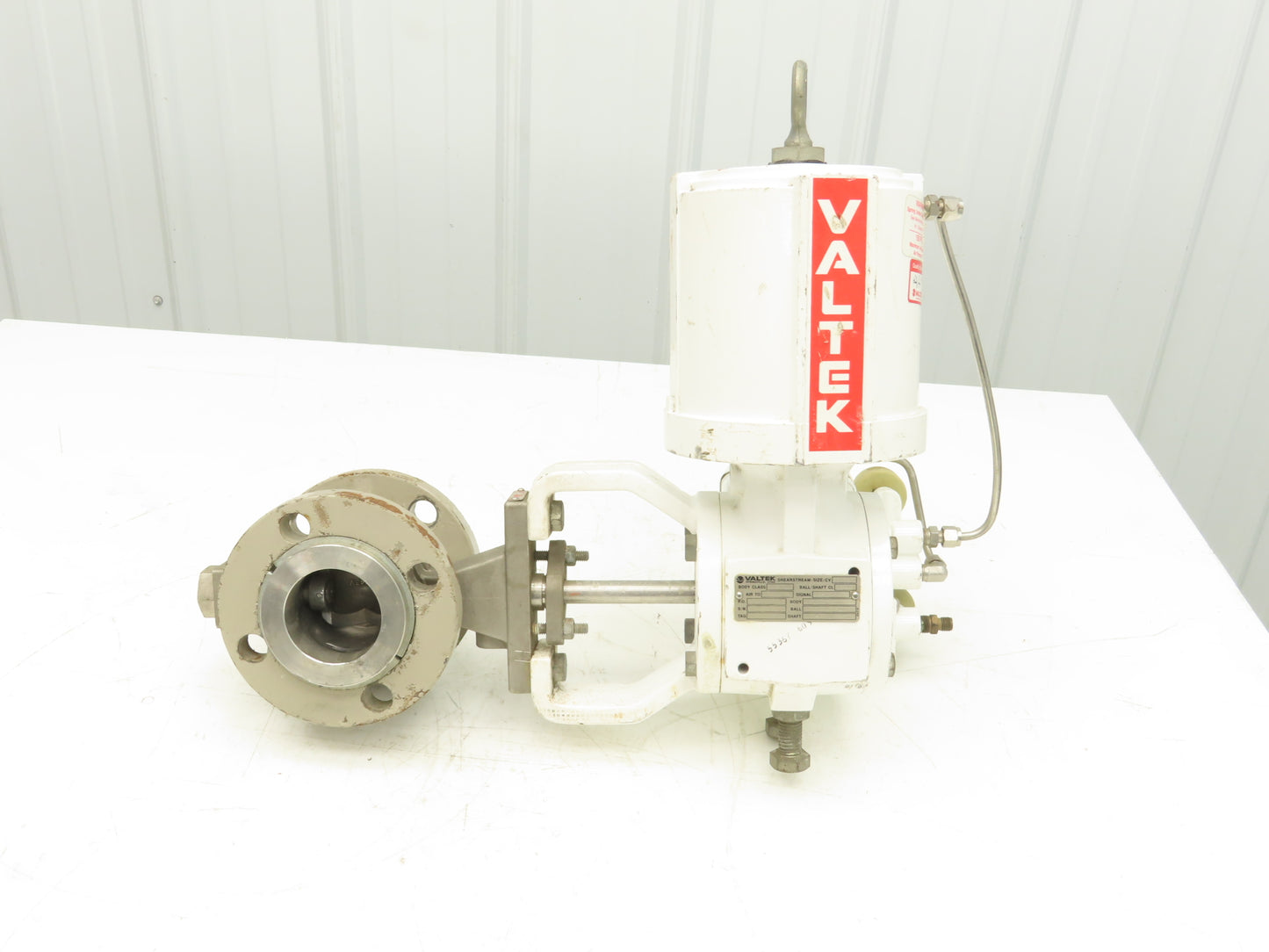 Valtek Shearstream Ball Valve 2" Flanged Pneumatic Actuator Positioner