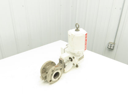 Valtek Shearstream Ball Valve 2" Flanged Pneumatic Actuator Positioner