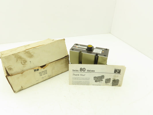 Ross 8076B4342 Pneumatic Directional Solenoid Pilot Valve 115V 80 Series