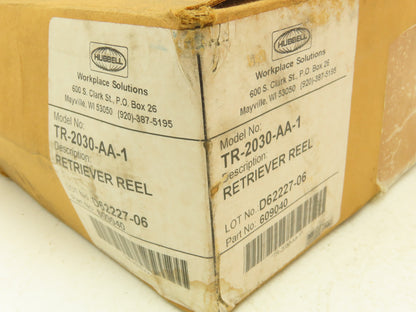 Hubbell TR-2030-AA-1 Retriever Reel Cable Tool Balancer 3lb 30' Cable