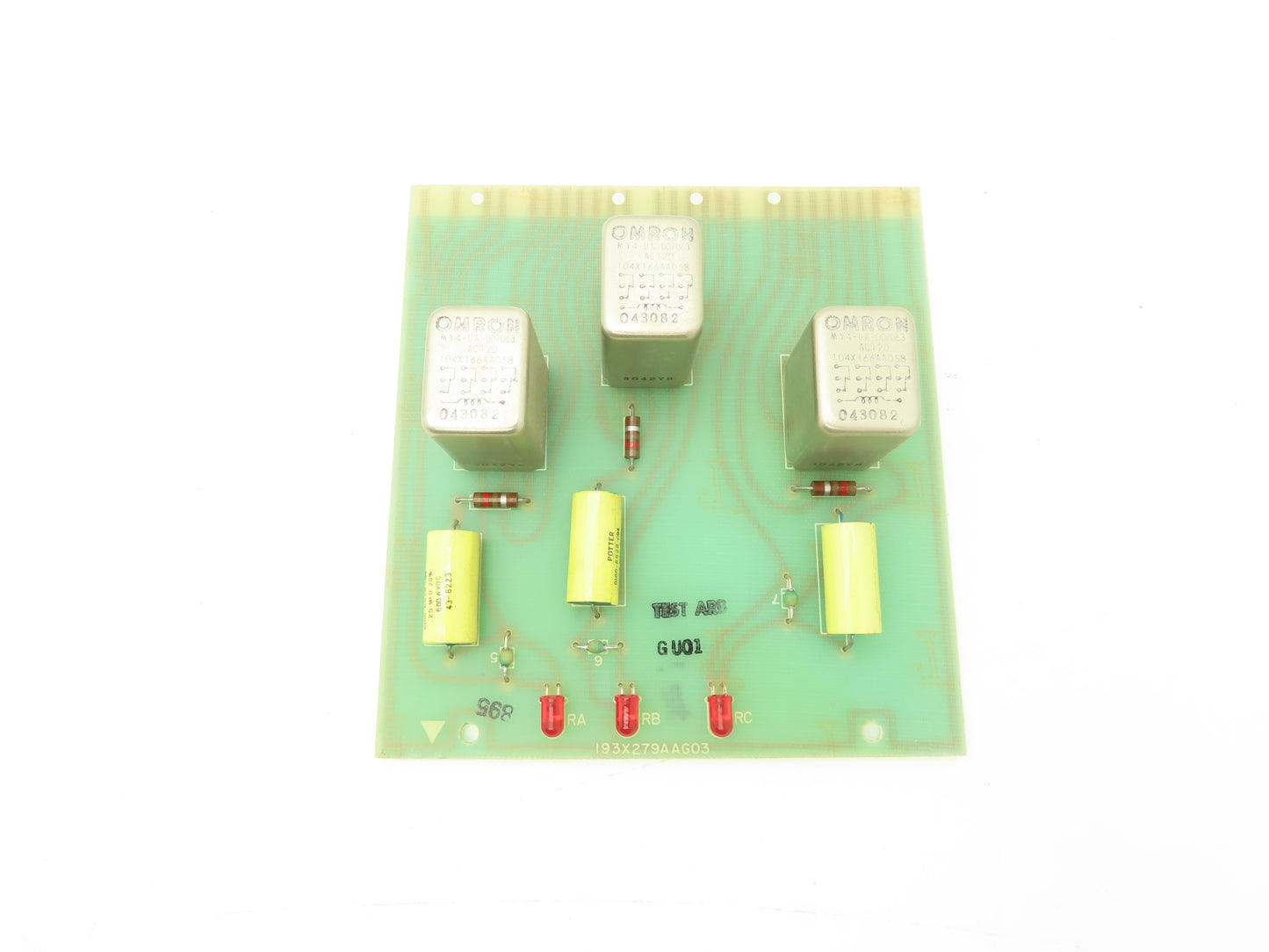 General Electric 193X279AAG03 PCB Printed Circuit Board Relay Control Module