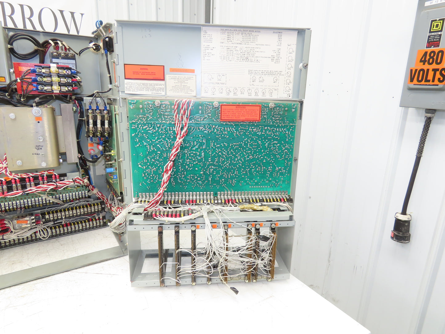 General Electric Valutrol DC Adjustable Speed Drive 600VAC 3PH Input *Read