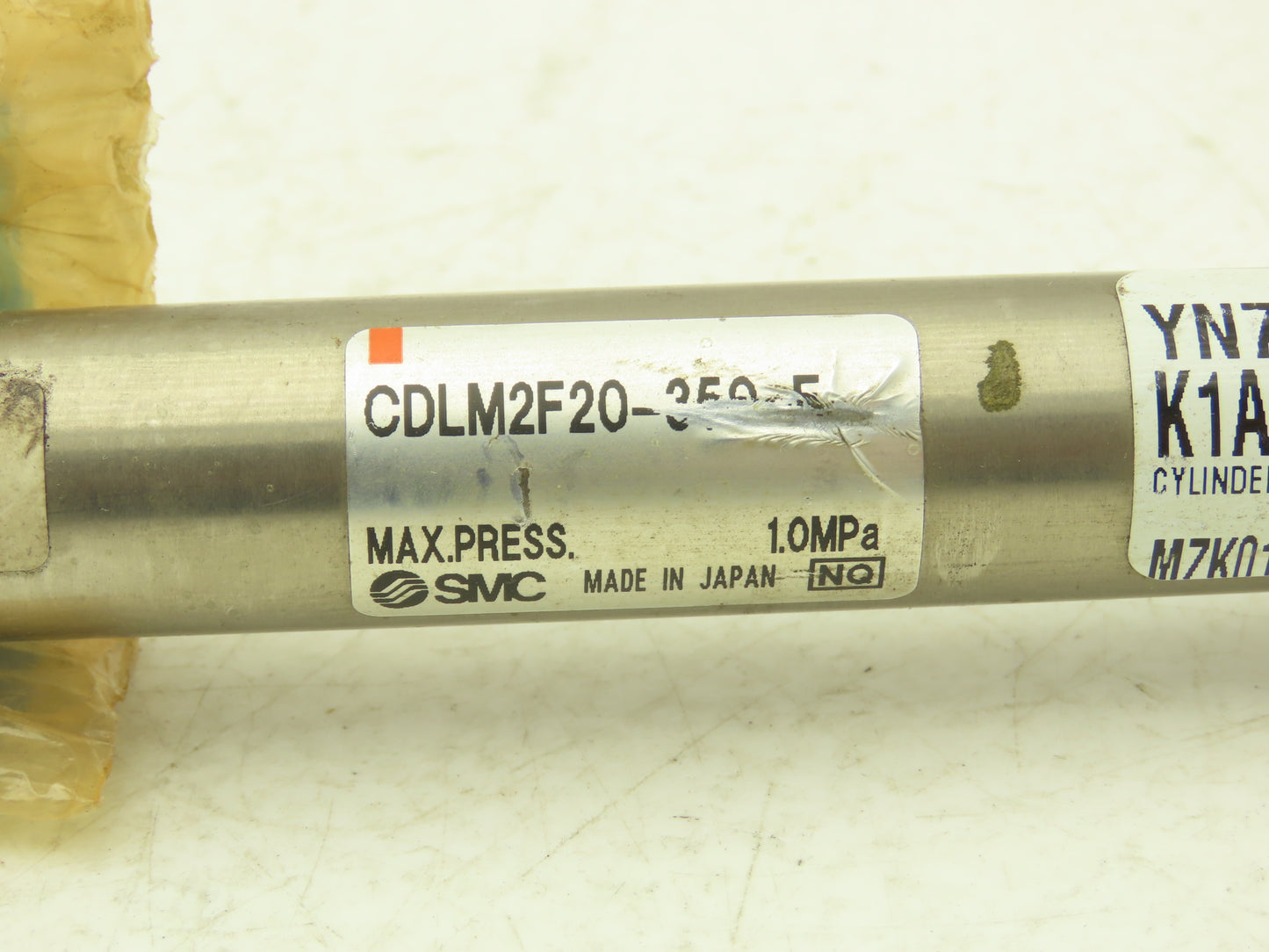 SMC CDLM2F20-350-E Pneumatic Air Cylinder 20mm Bore 350mm Stroke w/Fine Rod Lock