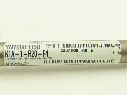 SMC CDLM2F20-350-E Pneumatic Air Cylinder 20mm Bore 350mm Stroke w/Fine Rod Lock