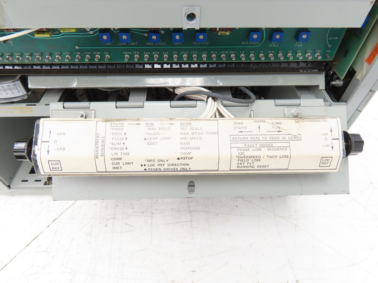 General Electric Valutrol DC Adjustable Speed Drive 600VAC 3PH Input *Read