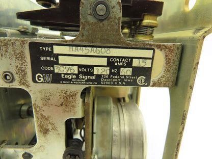 Eagle Signal HA45A608 Microflex Timer 0-120 Minutes 120VAC 60Hz 15 Amps