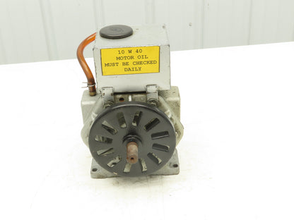 Conde 55730S Vacuum Pump W Automatic Oiler 3/4" NPT 3/4" Double Shaft
