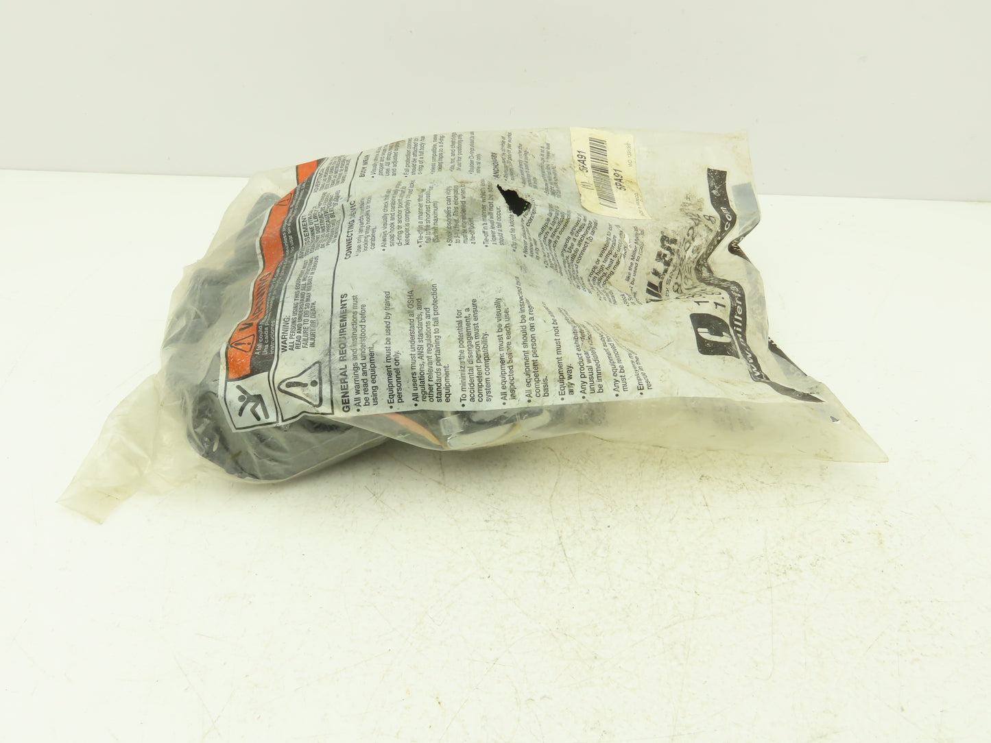 Miller 5PA91 L/XL Full Body Safety Fall Harness Universal 400lb Black/Gray