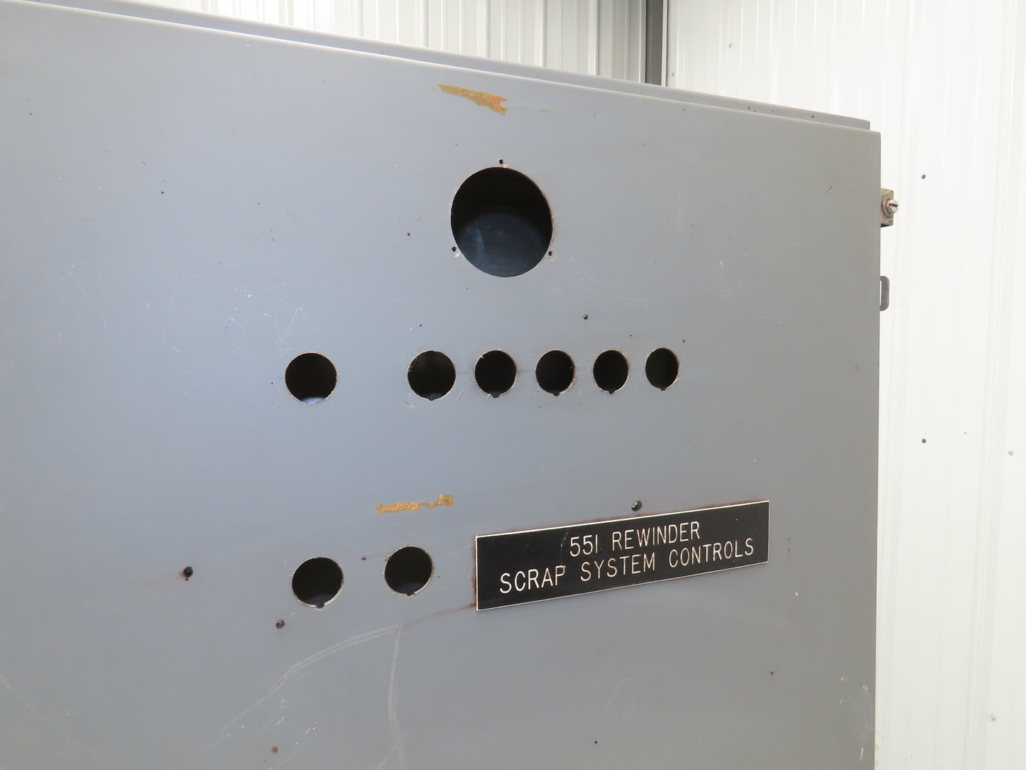 Hoffman A363012LP Electrical Enclosure 36x30x12" Wall Mount NEMA 12 Backpanel