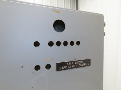 Hoffman A363012LP Electrical Enclosure 36x30x12" Wall Mount NEMA 12 Backpanel