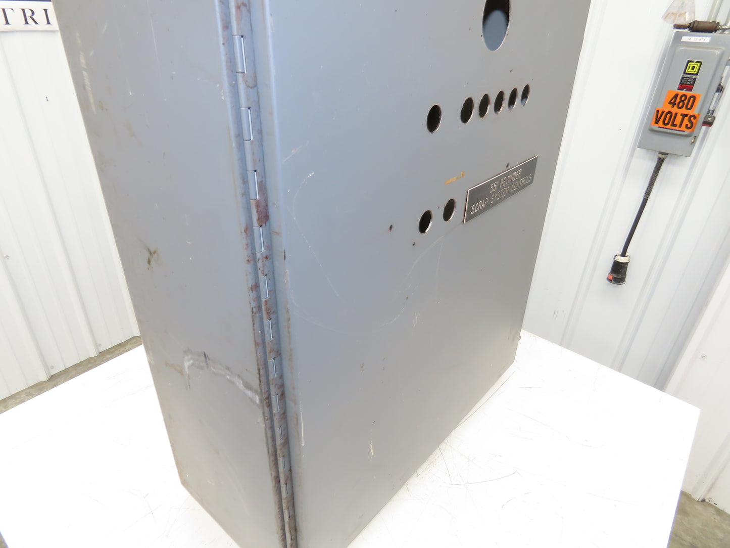 Hoffman A363012LP Electrical Enclosure 36x30x12" Wall Mount NEMA 12 Backpanel