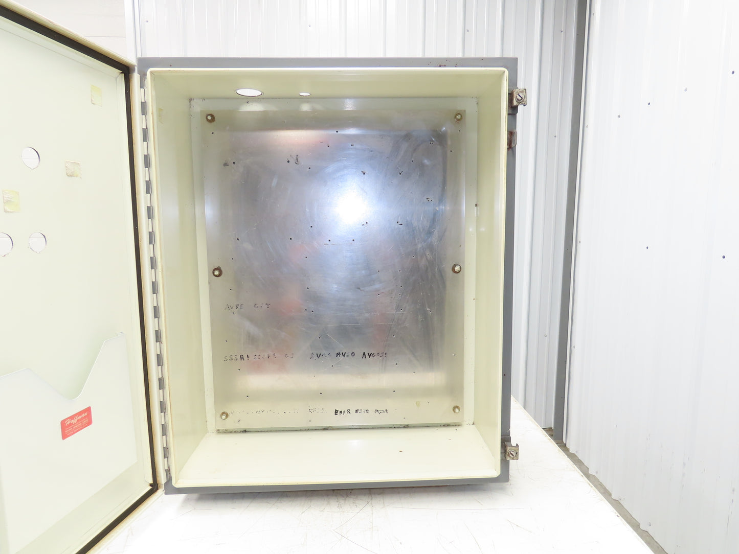 Hoffman A363012LP Electrical Enclosure 36x30x12" Wall Mount NEMA 12 Backpanel