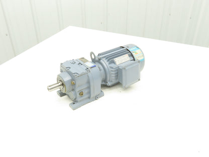 Guomao GD80M1-4 Gear Motor 11.83 Ratio .5kw 380V 3PH 50Hz GR37-Y0.55-4P-11.83-M1