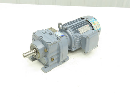 Guomao GD80M1-4 Gear Motor 11.83 Ratio .5kw 380V 3PH 50Hz GR37-Y0.55-4P-11.83-M1