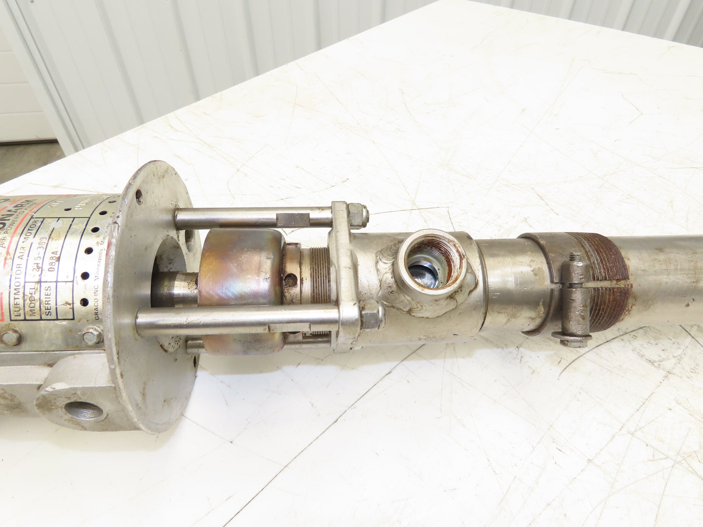 Graco 215-363 Monark Air Powered Transfer Pump Barrel Type 10:1 Ratio 4GPM