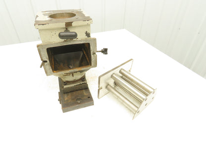 IMI 5 Magnetic Cartridge Drawer Grate Separator 3-3/4" Inlet 2" Outlet