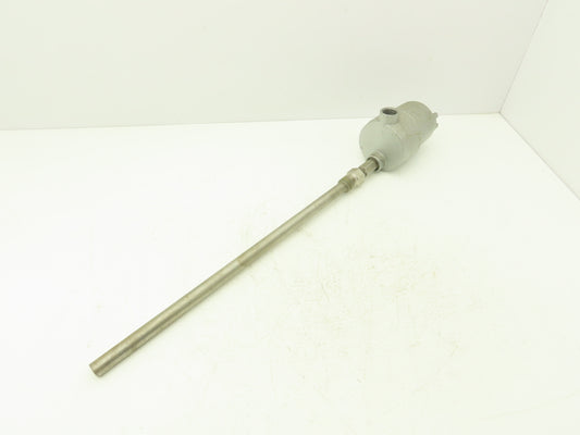 Moore EPRBX/3W20-40/4-20MA RTD Transmitter Temperature Sensor 18"Probe