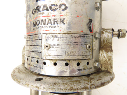 Graco 205-997 Monark Air Powered Transfer Pump Barrel Type 5:1 Ratio 2.5GPM