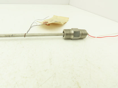 Chromalox 307-0722-09-005 Temperature Sensor 100 Ohm 34.5"Probe 1/2"NPT