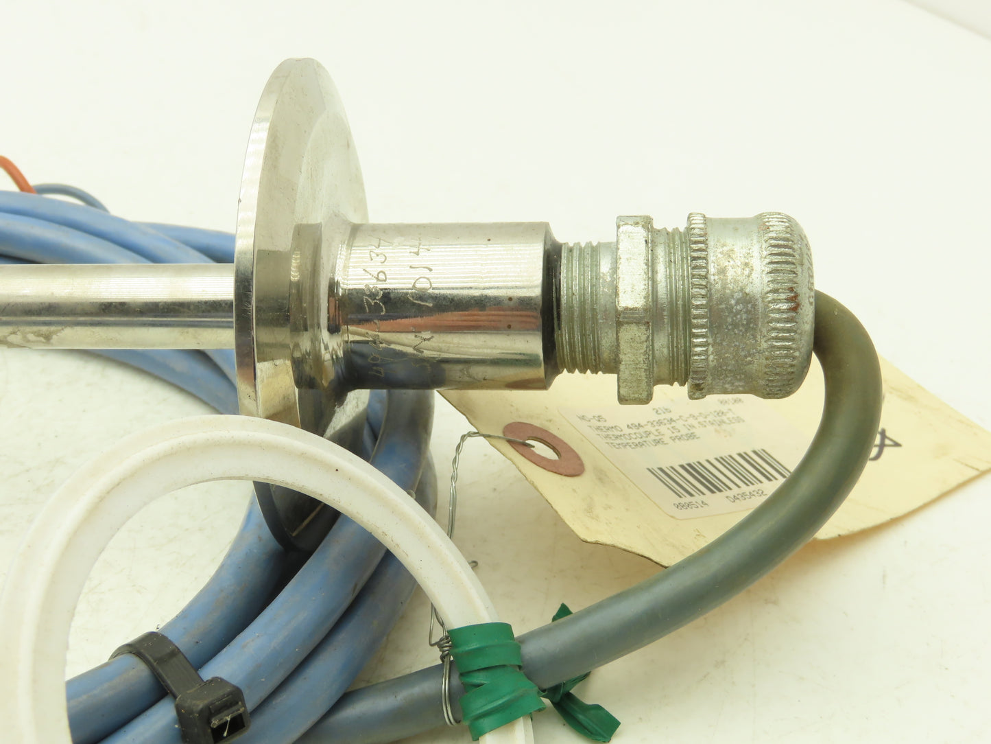 494-33634-C-9-D-120-T Thermocouple Temperature Sensor 15"Probe Stainless