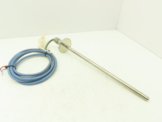 494-33634-C-9-D-120-T Thermocouple Temperature Sensor 15"Probe Stainless