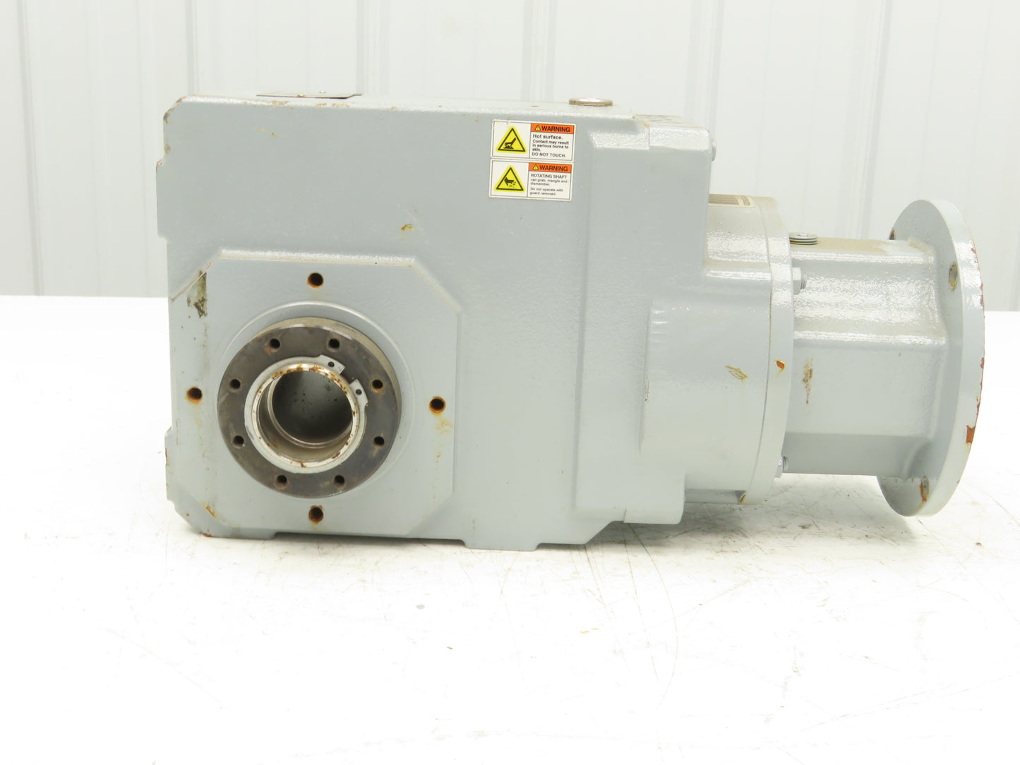 Stober K303WGD0450MR160/140 Helical Gearbox 44.9 Reducer 39rpm 2Hp Hollow Shaft