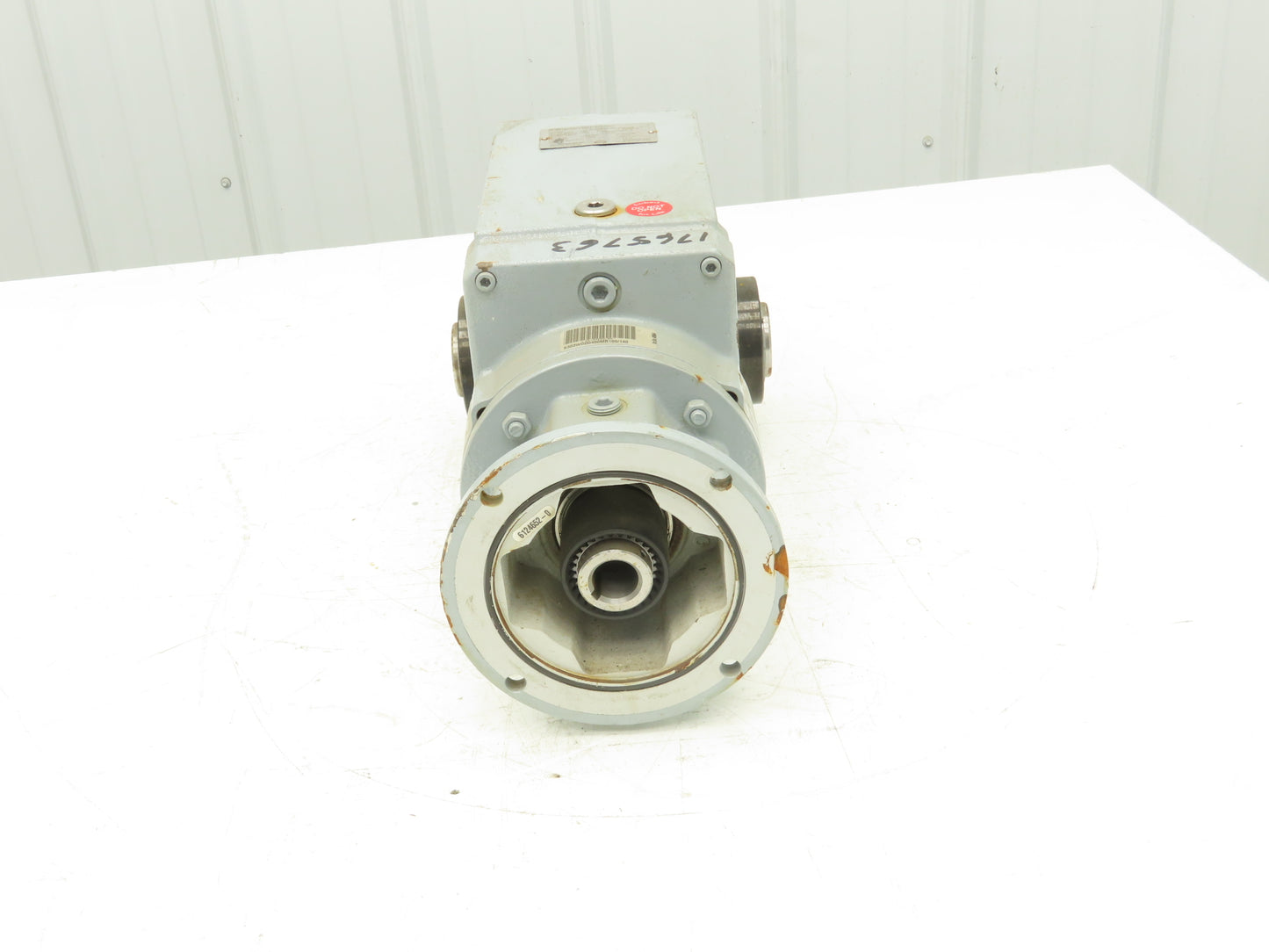 Stober K303WGD0450MR160/140 Helical Gearbox 44.9 Reducer 39rpm 2Hp Hollow Shaft