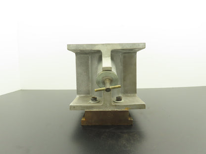 Industrial Injection Molding Hopper Base Side Discharge 5-1/2" Bolt Square Top
