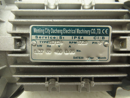 Wenling City Dacheng Electrical YS7124 AC Motor 1/2Hp 1720rpm 480V 3PH IEC71