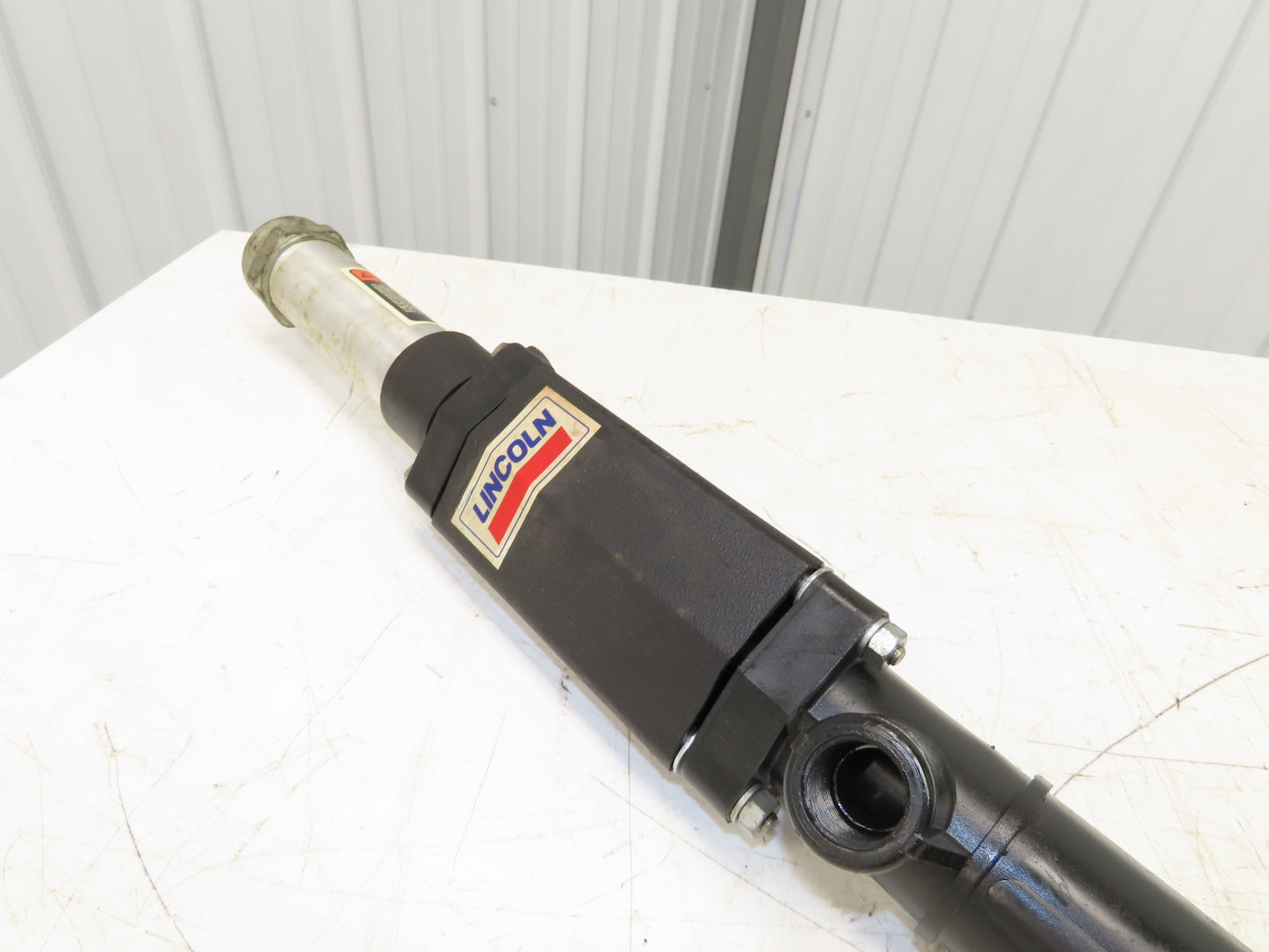 Lincoln 84829 Pneumatic 55 Gal Drum Pump Oil Transfer Type w 2" x 32" Pipe Ser B