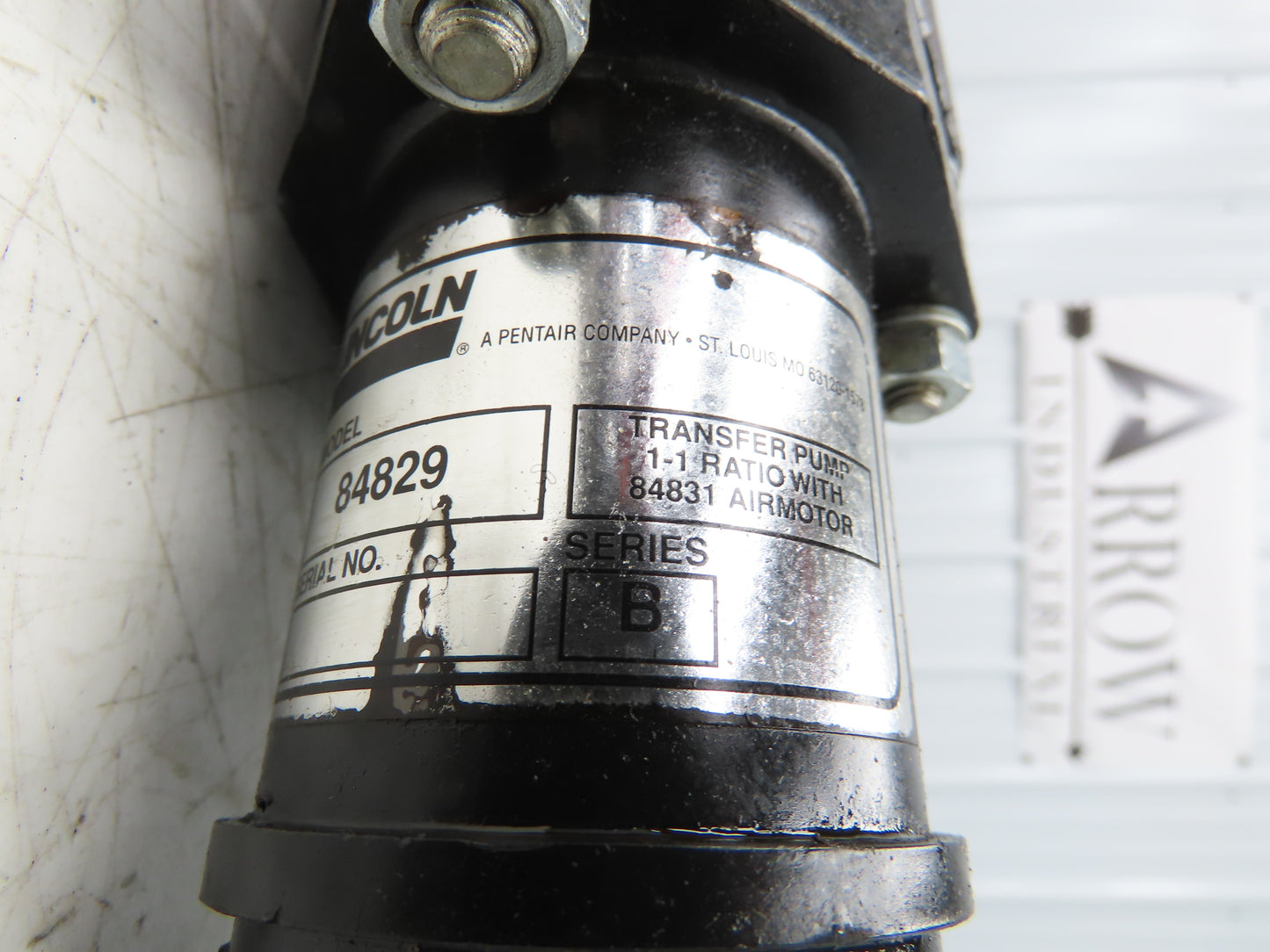 Lincoln 84829 Pneumatic 55 Gal Drum Pump Oil Transfer Type w 2" x 32" Pipe Ser B