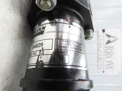 Lincoln 84829 Pneumatic 55 Gal Drum Pump Oil Transfer Type w 2" x 32" Pipe Ser B