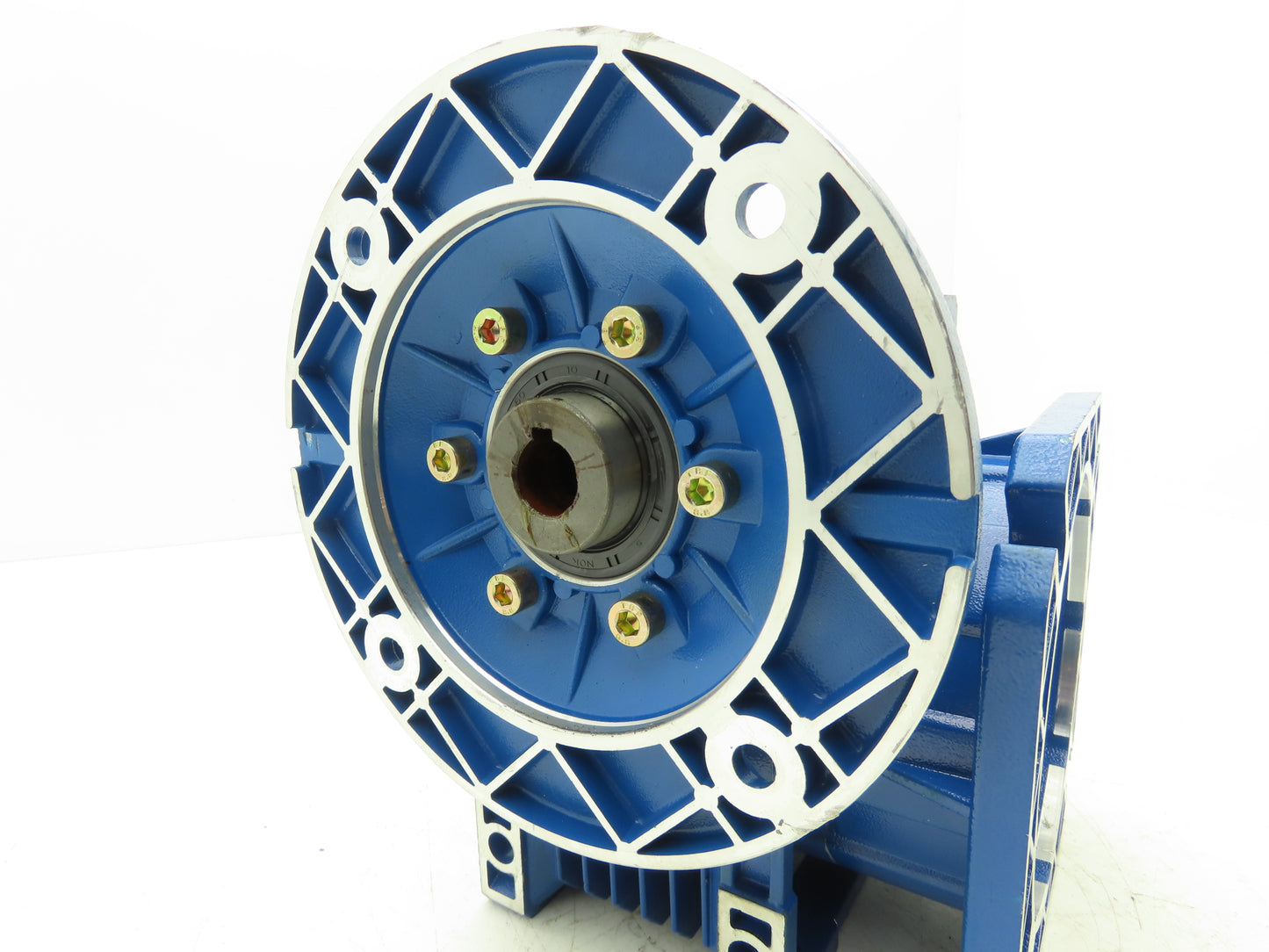 Haitec GR HMRV075 80B5 Worm Gearbox 30:1 Reducer 47 RPM Hollow RH or LH IEC 80