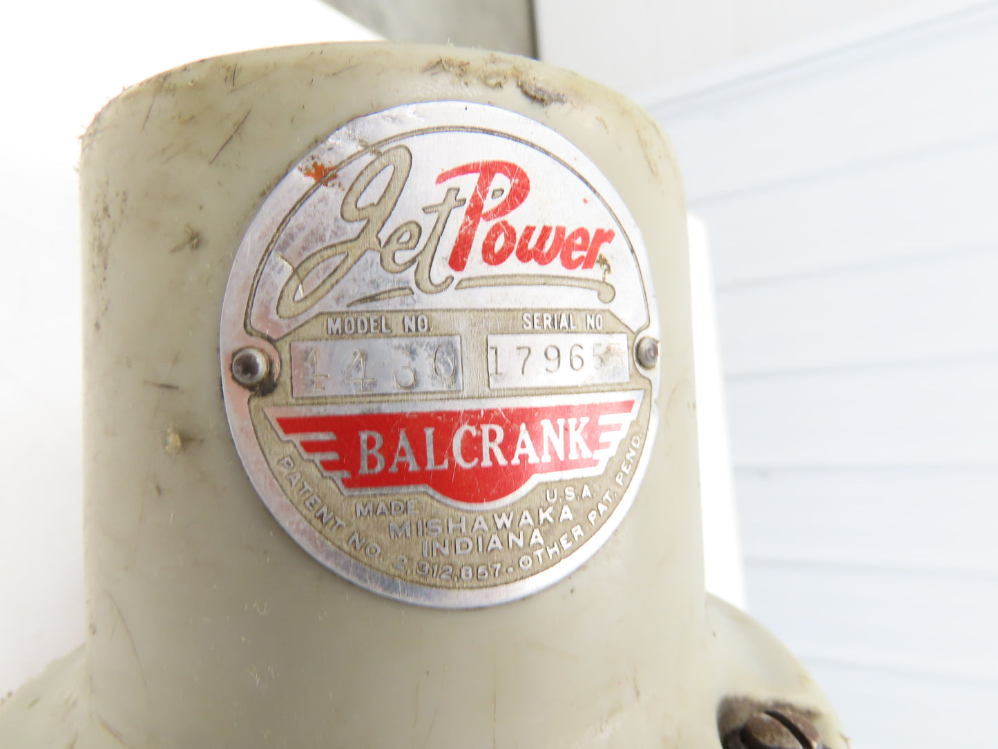 Belcrank 4460 Jet Power Pneumatic Grease/Oil Pump Piston Drum Style 3/4" x 34"