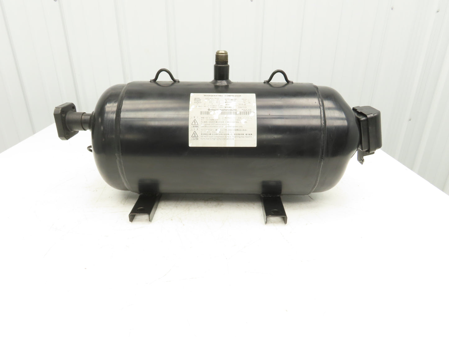 Hitachi G1000ELV-160A3 Horizontal Compressor 7.5kW 200V 50/60Hz 3Ph 2P 3.3MPa
