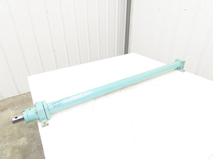 Hydraulic Cylinder 2" Bore 45" Stroke Foot Mount 1-3/8"Rod Double Acting