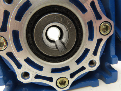 Haitec GR HMVF040 71B5 Worm Gearbox 5:1 Reducer 280 RPM Hollow Shaft IEC 71