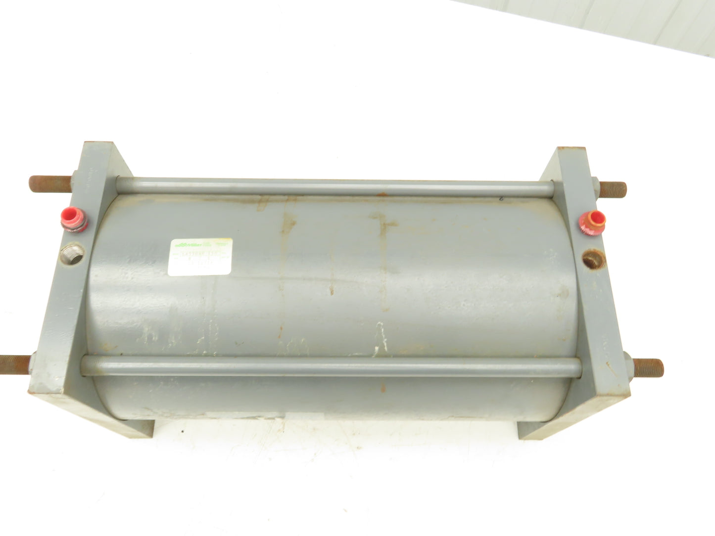 Miller LA53H4N Pneumatic Air Cylinder 8" Bore 13-11/16" Stroke 1"Rod 150psi