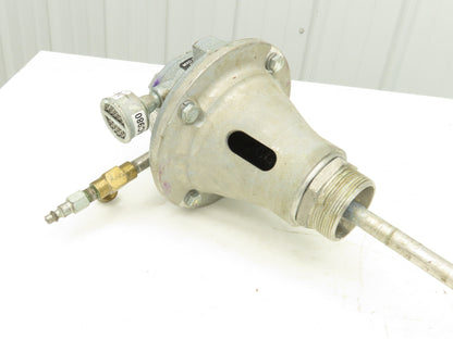 MXD Process Gast 2AM-NRV-90 Pneumatic Air Motor Drum Mixer 2" Bung Agitator 31"