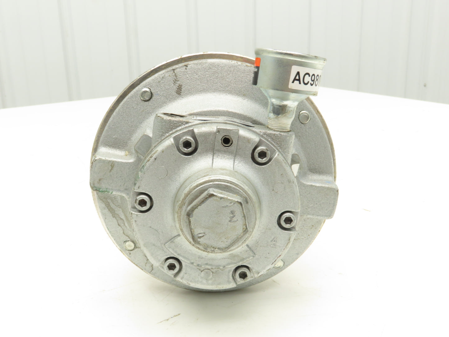 Gast 2AM-NRV-90 Pneumatic Air Motor Drum Mixer 2" Bung Agitator 30" Stainless