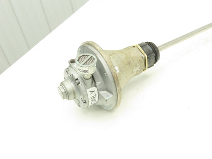 Gast 2AM-NRV-90 Pneumatic Air Motor Drum Mixer 2" Bung Agitator 30" Stainless