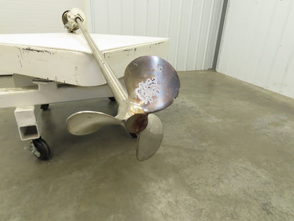 LFE Eastern Clamp-On Tank Mixer Agitator 9"x 70" Impeller 1Hp 230/460V 3PH