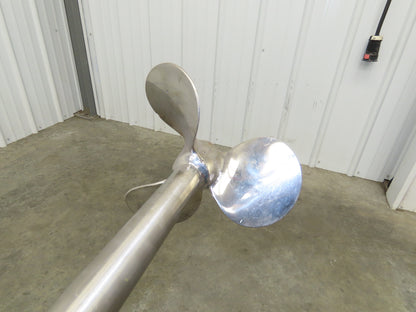 LFE Eastern Clamp-On Tank Mixer Agitator 9"x 70" Impeller 1Hp 230/460V 3PH