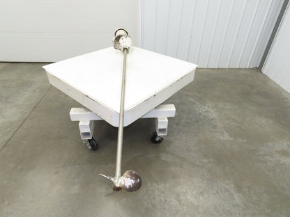 LFE Eastern Clamp-On Tank Mixer Agitator 9"x 70" Impeller 1Hp 230/460V 3PH