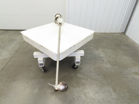 LFE Eastern Clamp-On Tank Mixer Agitator 9"x 70" Impeller 1Hp 230/460V 3PH