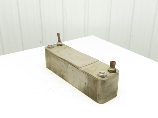 Hisaka BXC-314-PBI-50 Copper Brazed SUS316 Plate Heat Exchanger 3.6MPa 200°C