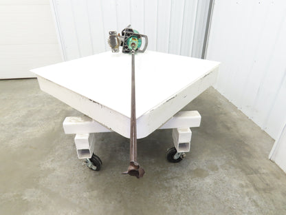 Lightnin Vektor V1P18 Clamp Tank Mixer Agitator 3.5"x 61" Impeller .25Hp 3PH