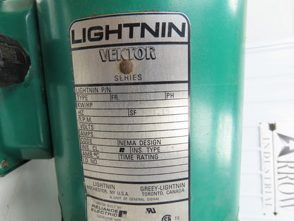 Lightnin Vektor V1P18 Clamp Tank Mixer Agitator 3.5"x 61" Impeller .25Hp 3PH