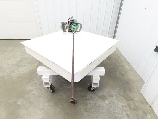 Lightnin Vektor V1P18 Clamp Tank Mixer Agitator 3.5"x 61" Impeller .25Hp 3PH